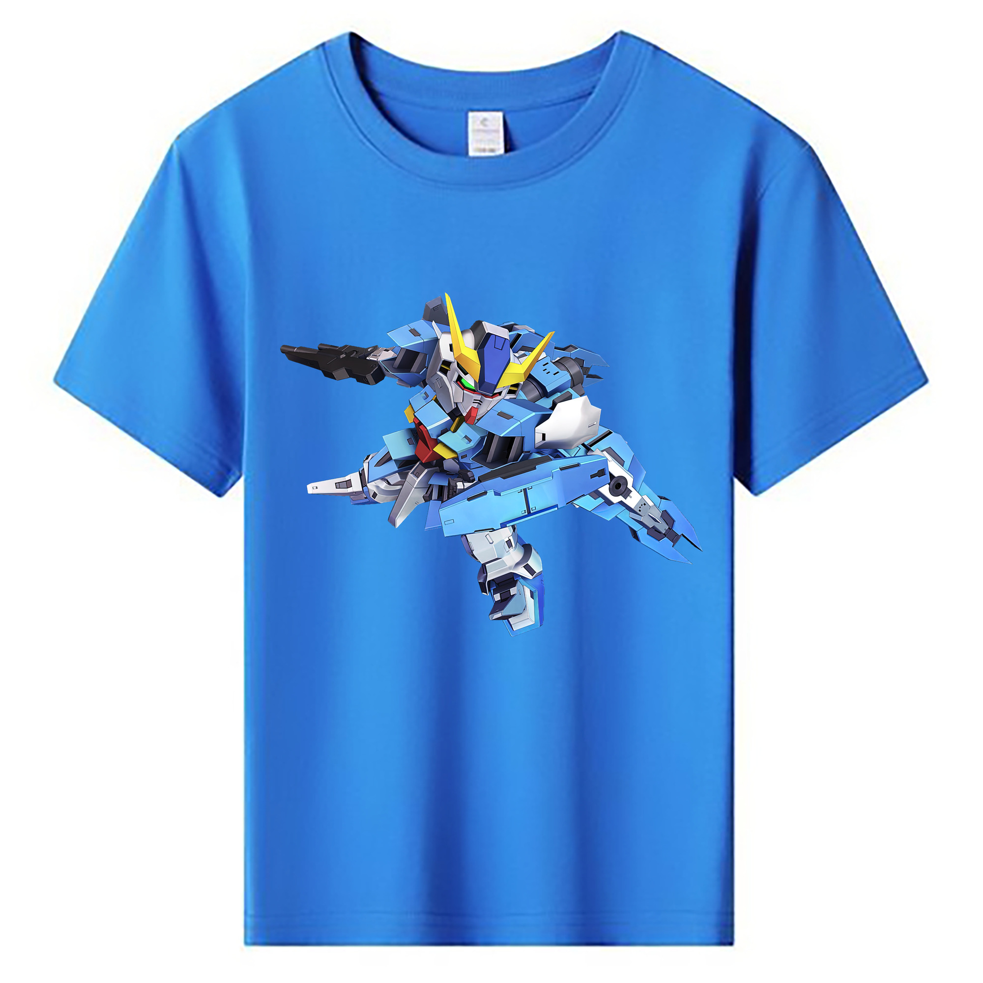 （画像用） 機動戦士ガンダム Mobile Suit Gundam 綿100％キッズTシャツ（フロントプリント）